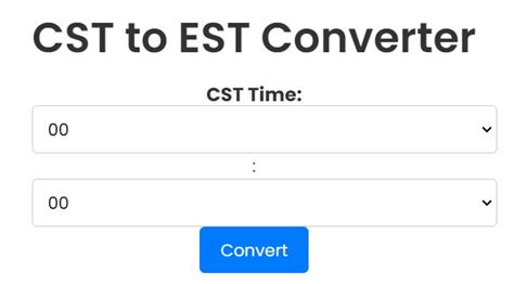 6pm cst to est|CST to EST Converter .